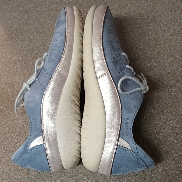 NAOT Kumara Feathery Blue Nubuck Stardust lace up shoes - Picture 9 of 11